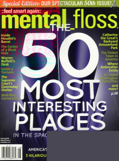 Mental Floss July 01, 2010 Issue Cover