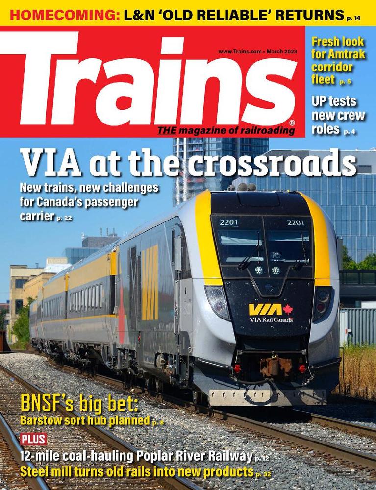 Trains March 01, 2023 Issue Cover