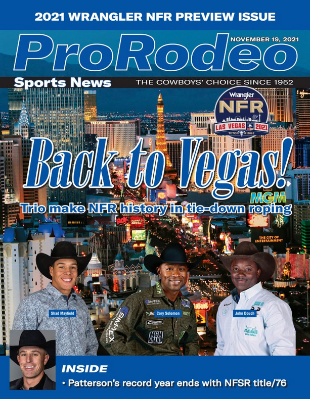 Pro-Rodeo-Sports-News November 19, 2021 Issue Cover