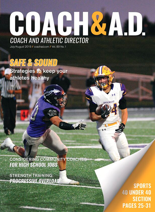 Coach-and-Athletic-Director July 01, 2019 Issue Cover