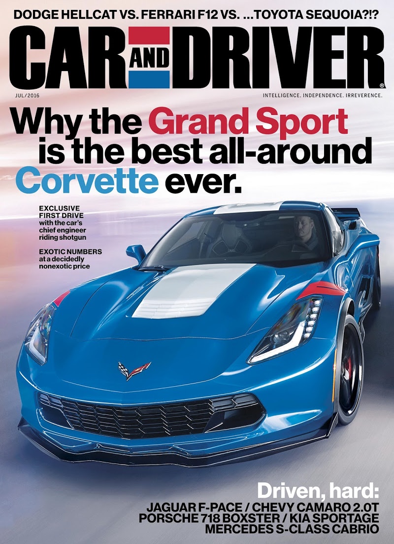 Car-And-Driver July 01, 2016 Issue Cover