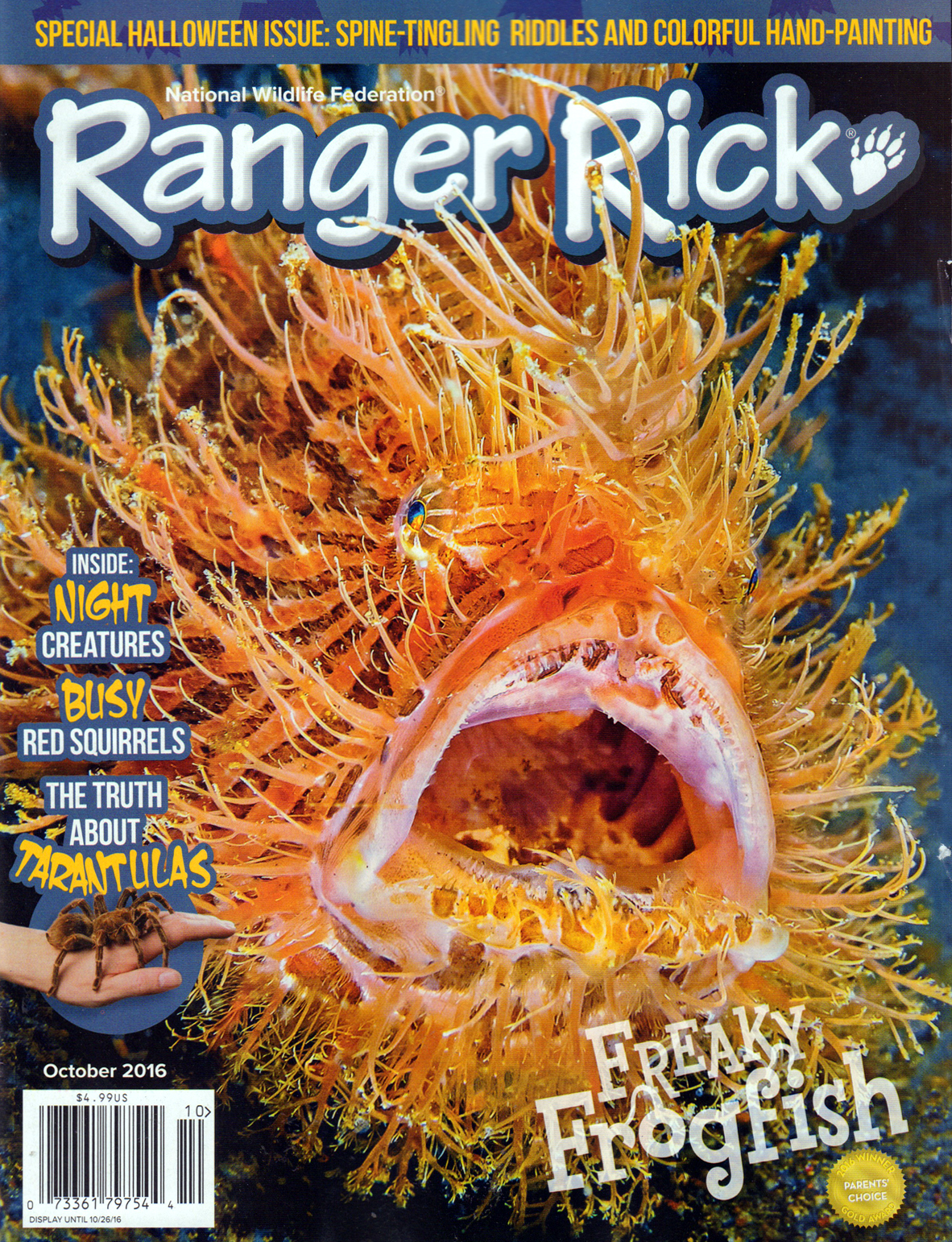 Ranger-Rick October 01, 2016 Issue Cover