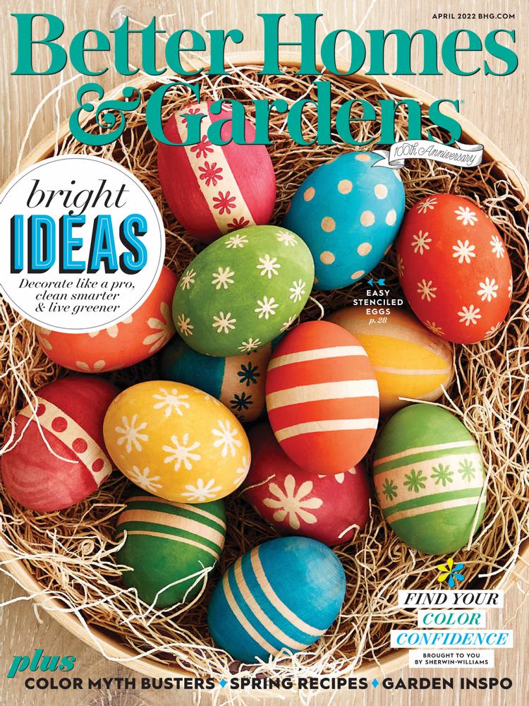 Better-Homes-and-Gardens April 01, 2022 Issue Cover