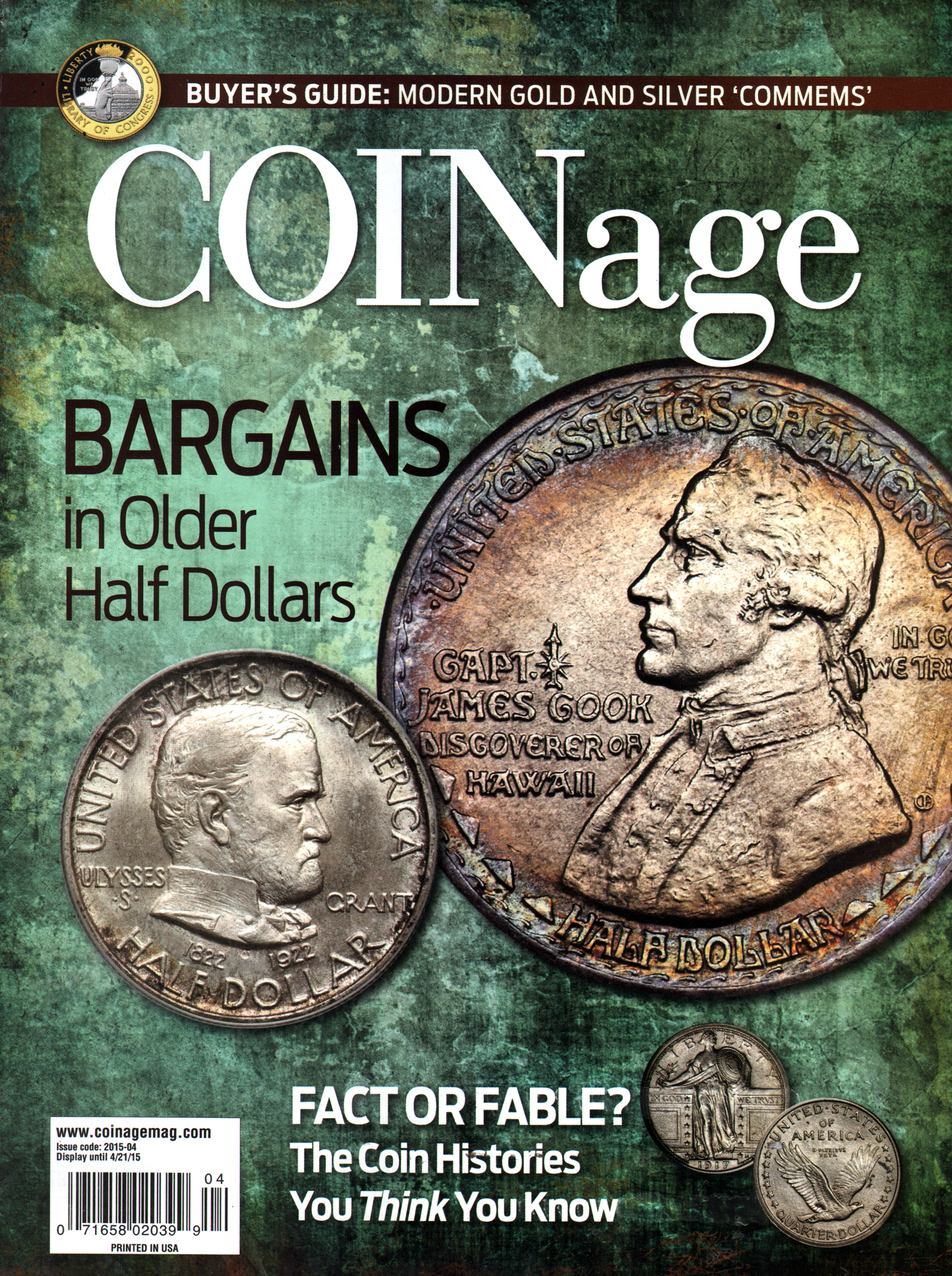 Coinage April 01, 2015 Issue Cover