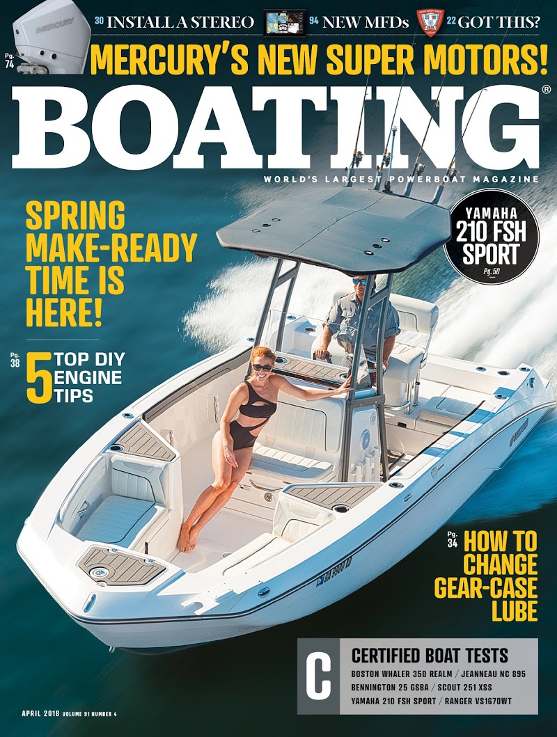 Boating April 01, 2018 Issue Cover