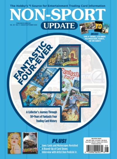 Non-Sport Update August 01, 2025 Issue Cover