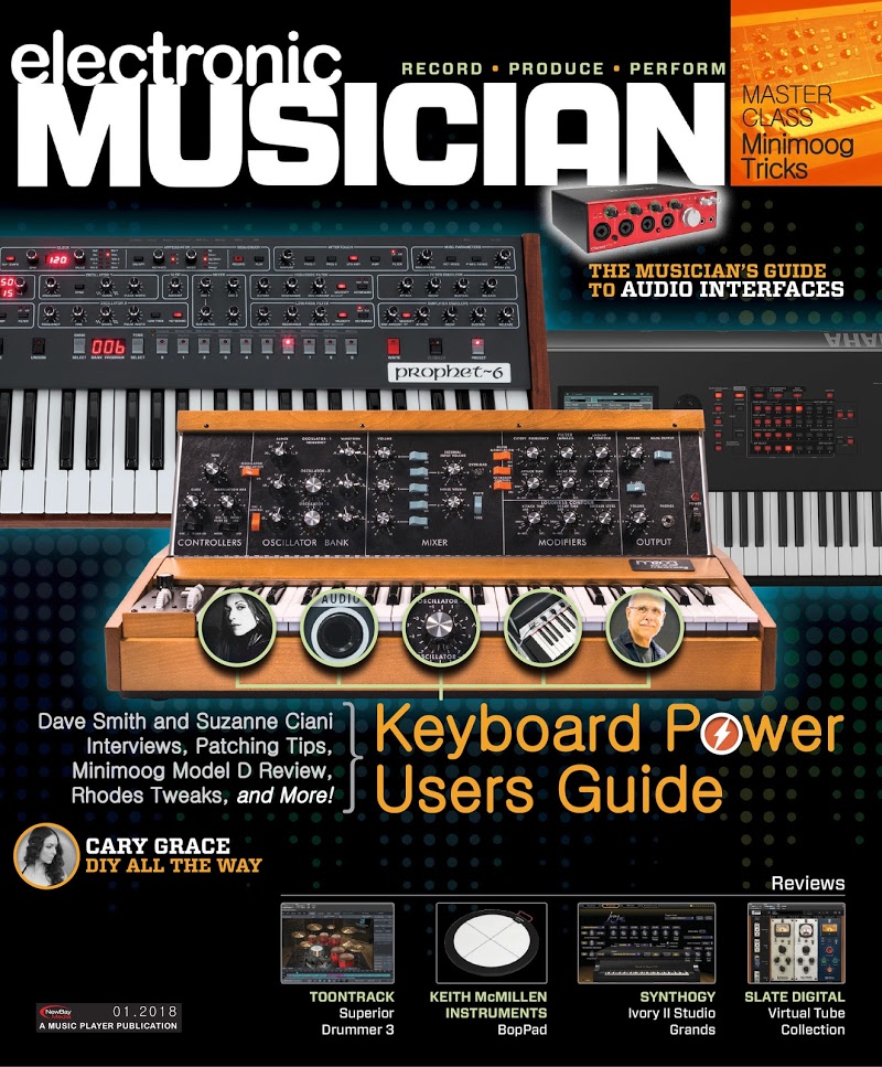Electronic-Musician January 01, 2018 Issue Cover