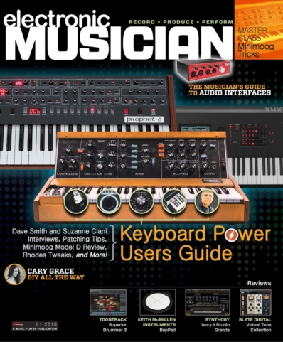 Electronic Musician January 01, 2018 Issue Cover