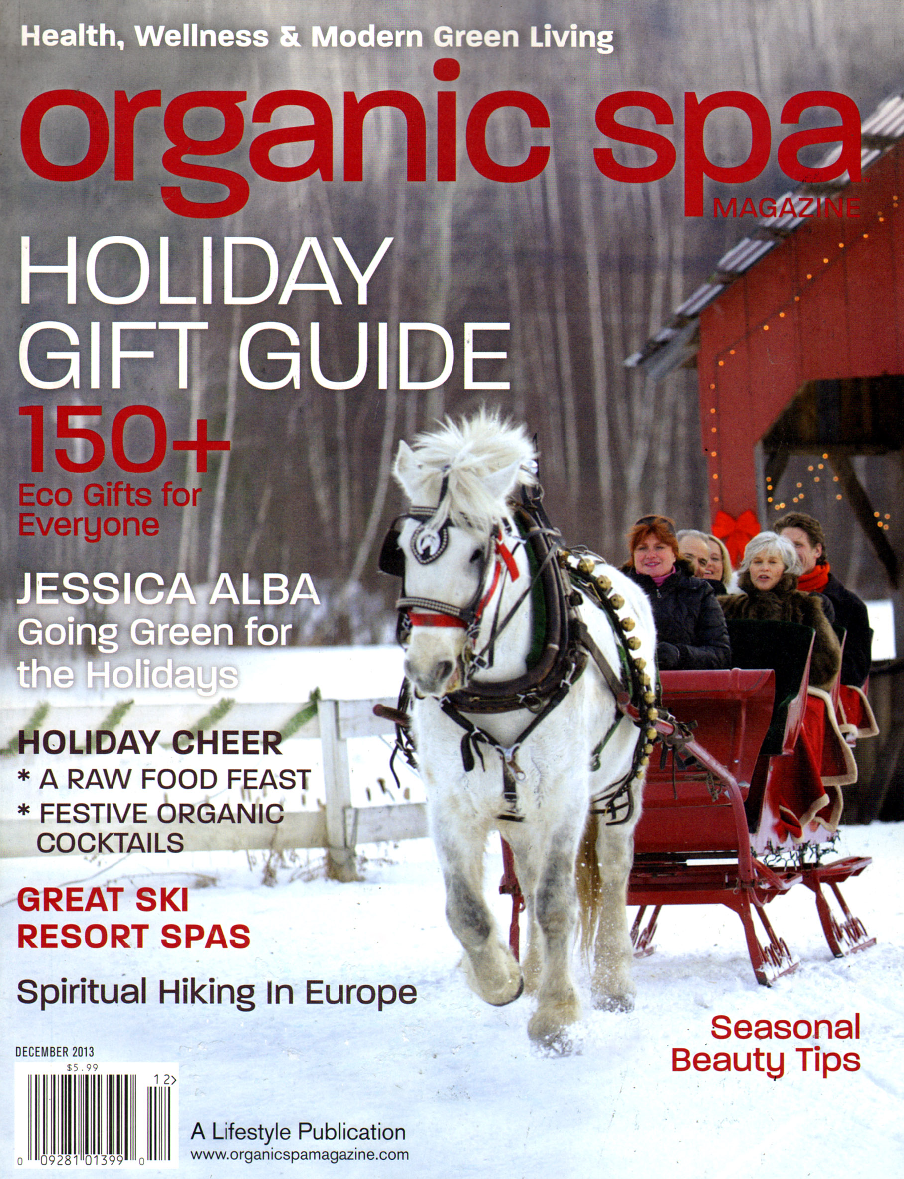 Organic-Spa December 01, 2013 Issue Cover