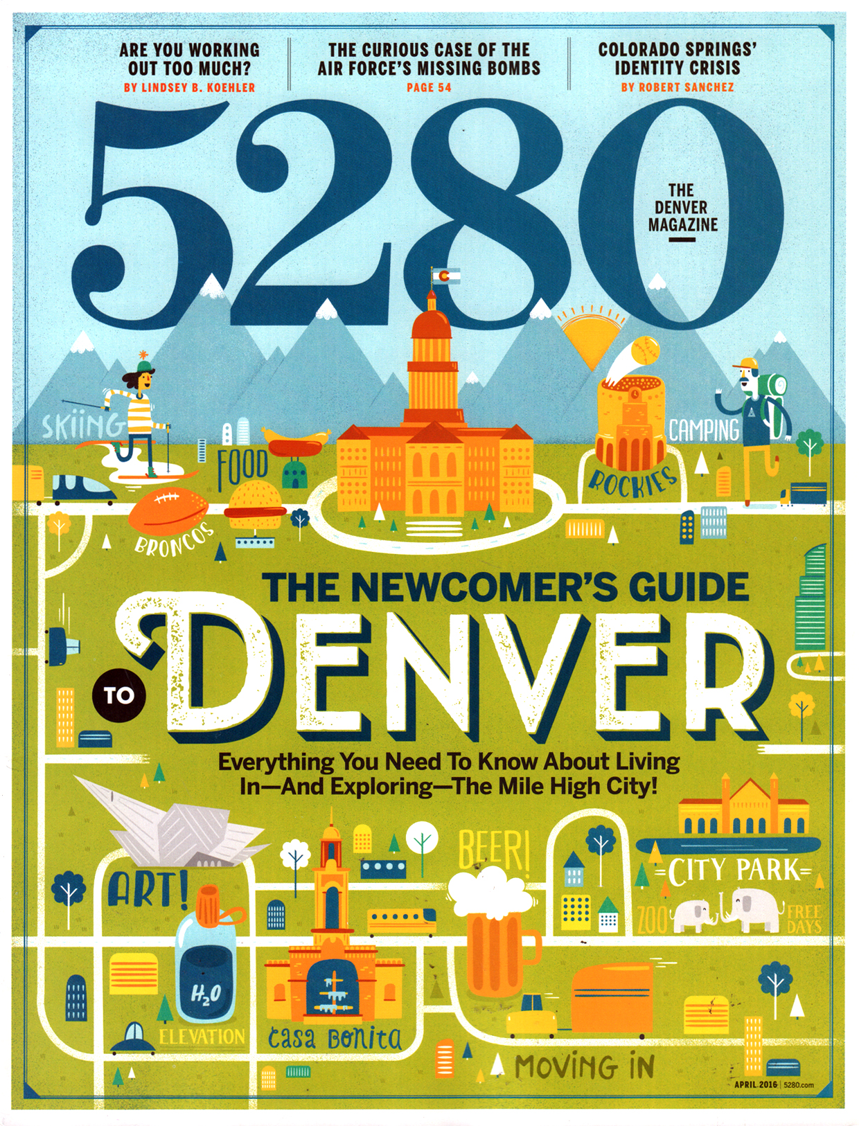 5280-Magazine April 01, 2016 Issue Cover