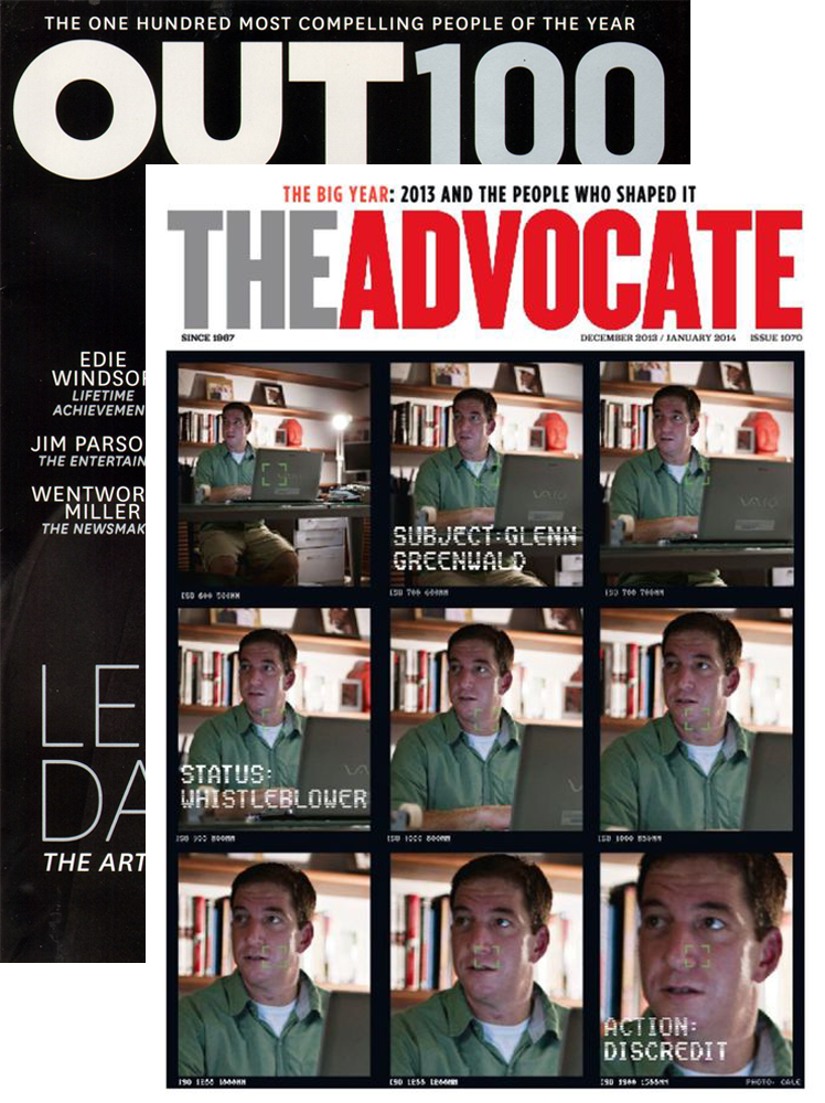 Out-and-The-Advocate-Edition December 01, 2013 Issue Cover