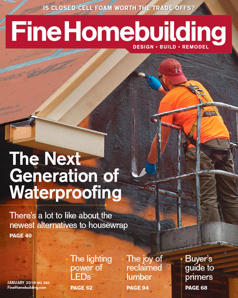 Fine-Homebuilding January 01, 2019 Issue Cover