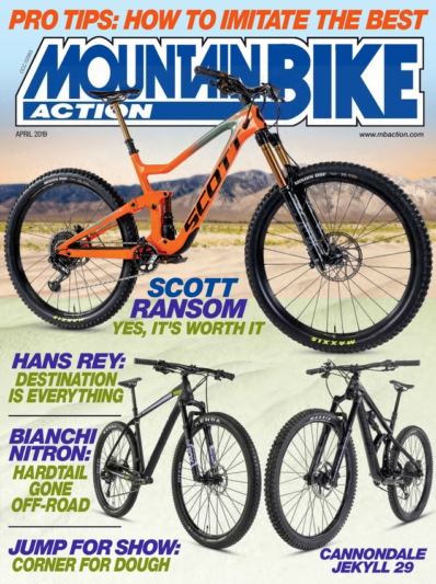 Mountain Bike Action April 01, 2019 Issue Cover