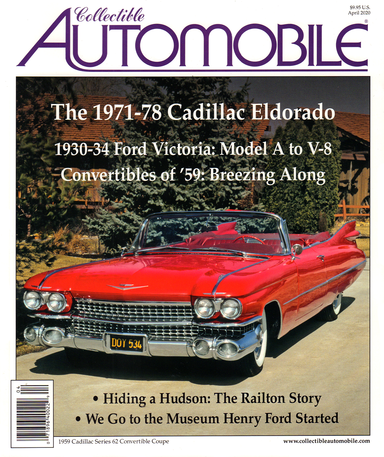 Collectible-Automobile April 01, 2020 Issue Cover