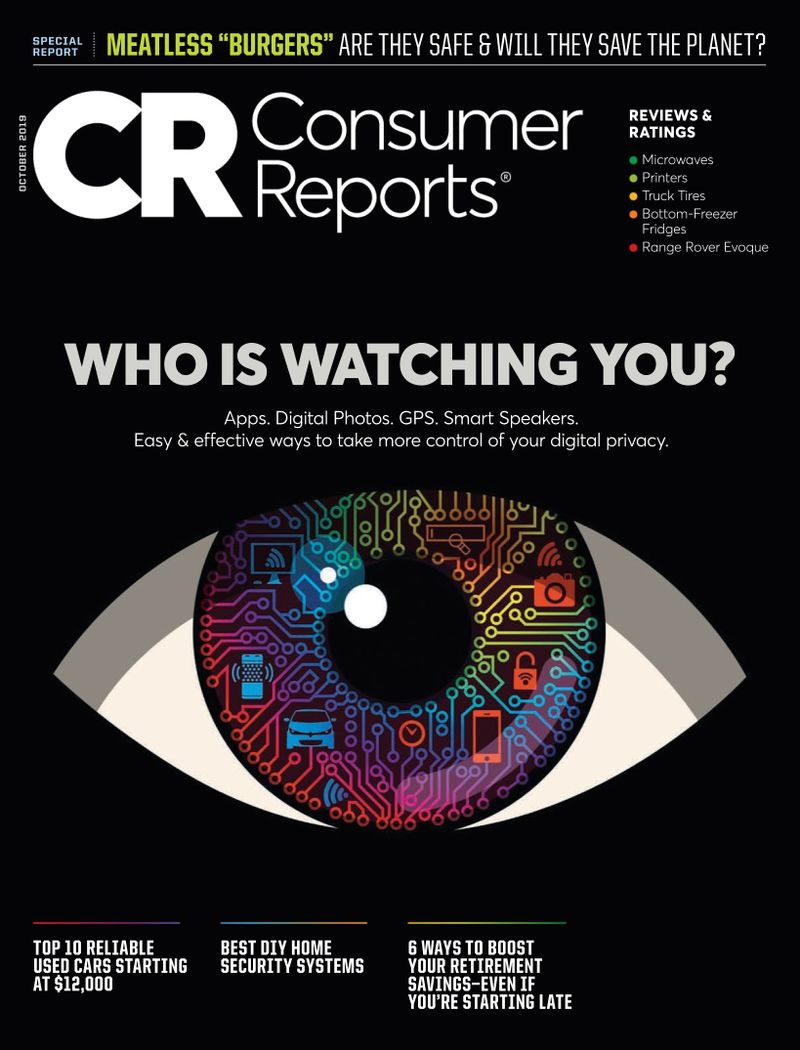 Consumer-Reports October 01, 2019 Issue Cover