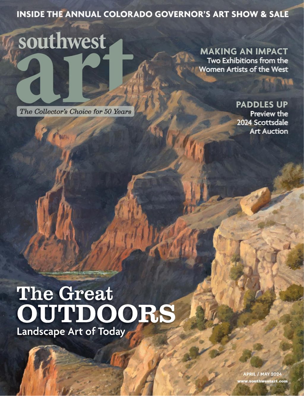 Southwest-Art April 01, 2024 Issue Cover