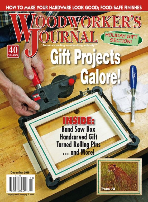 Woodworkers-Journal December 01, 2016 Issue Cover