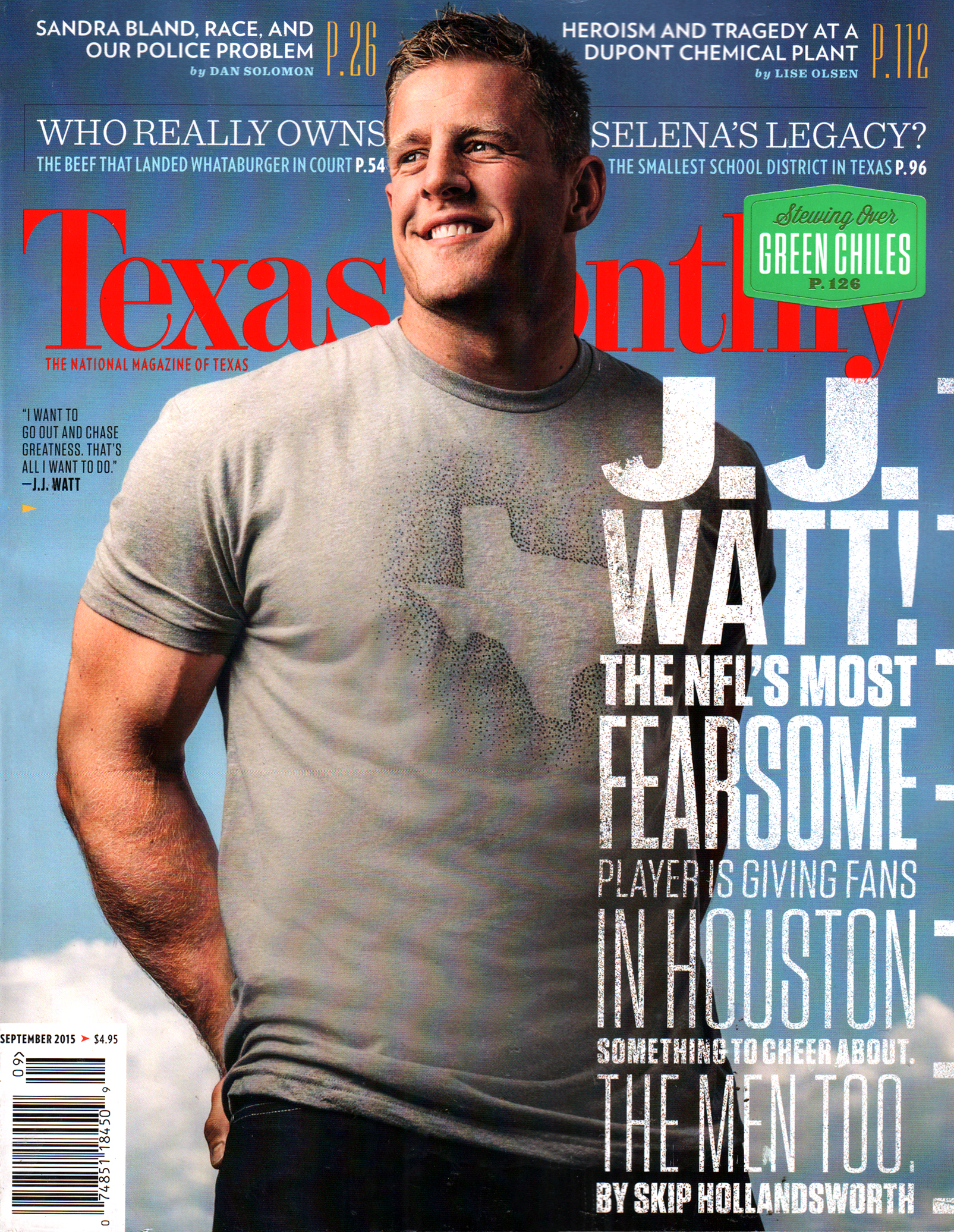 Texas-Monthly September 01, 2015 Issue Cover