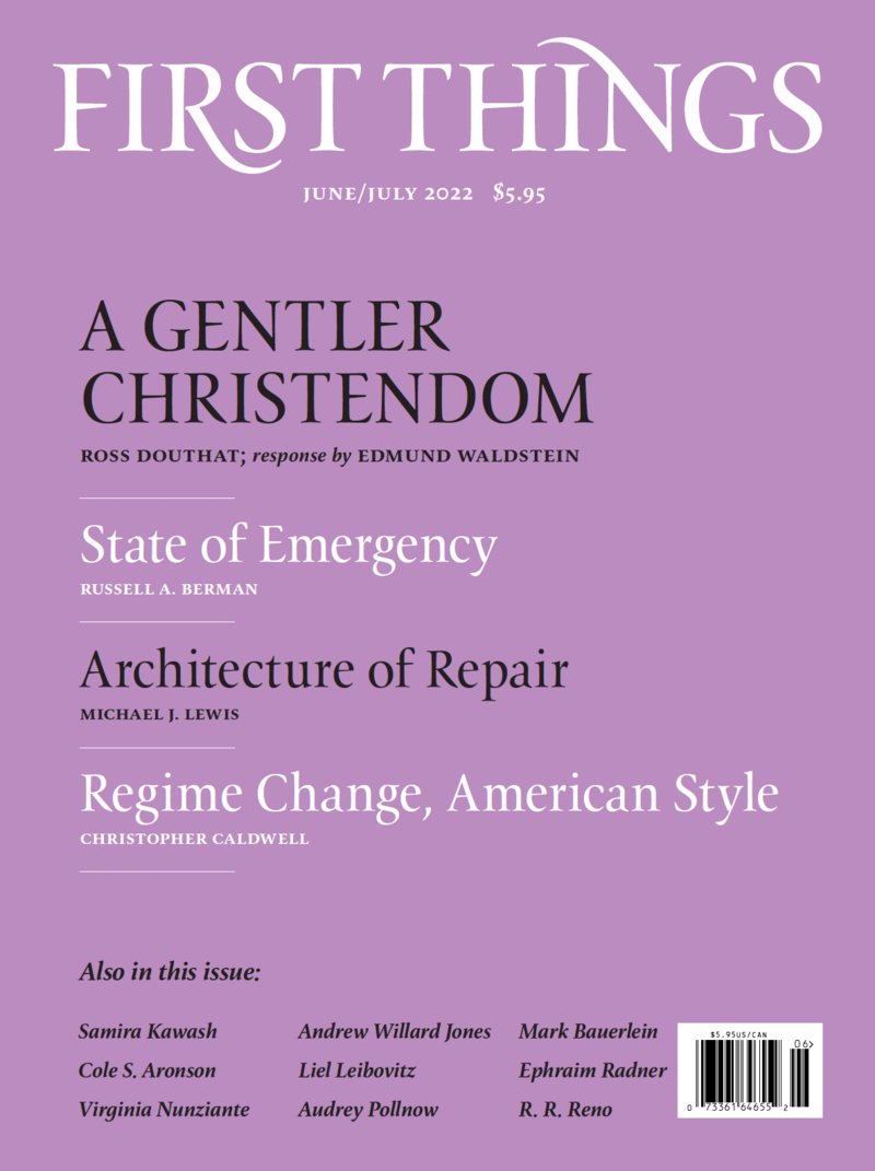 First-Things June 01, 2022 Issue Cover