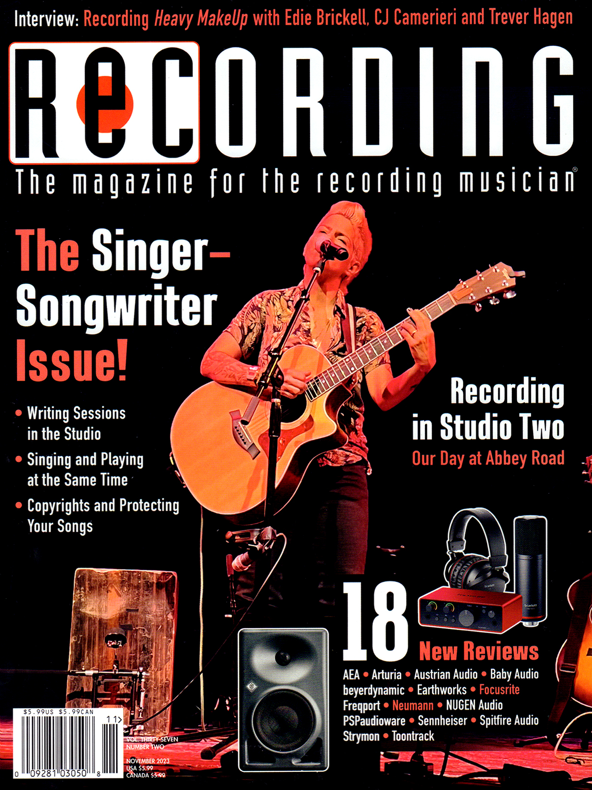 Recording-Magazine November 01, 2023 Issue Cover