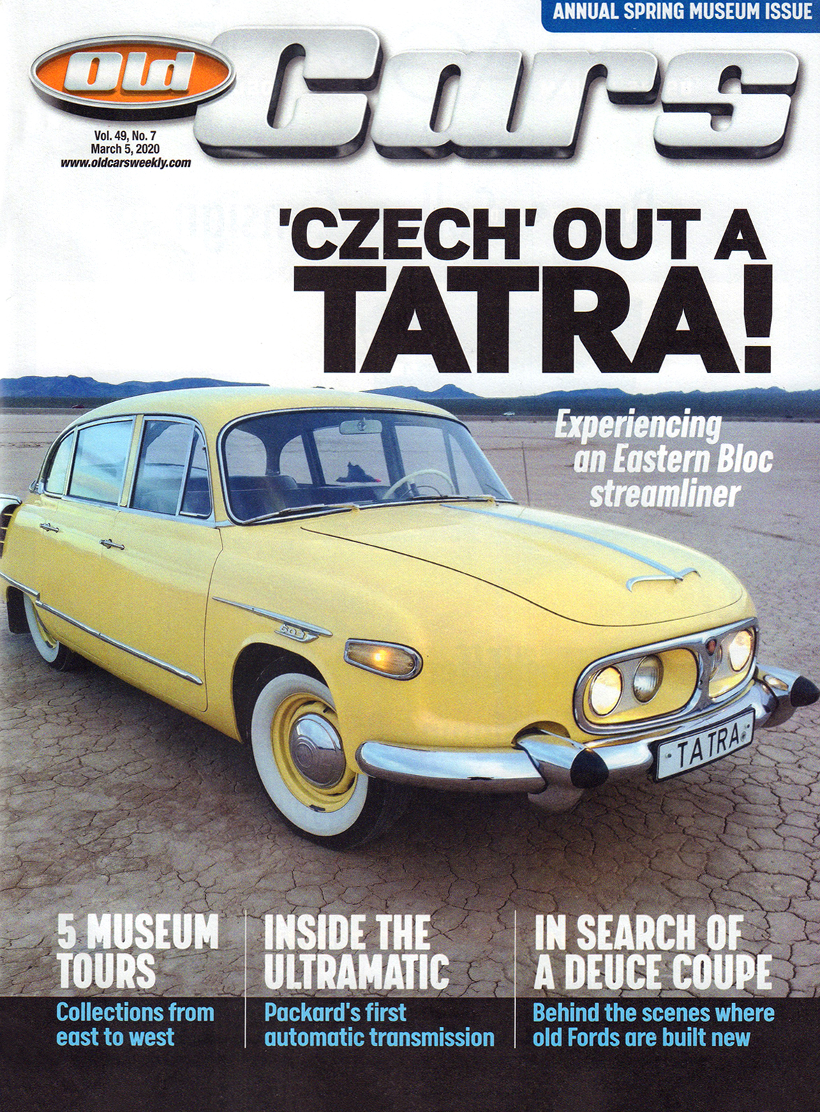 Old-Cars March 05, 2020 Issue Cover