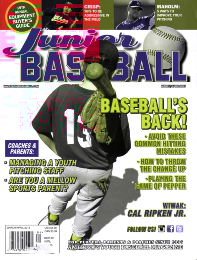 Junior Baseball March 01, 2015 Issue Cover