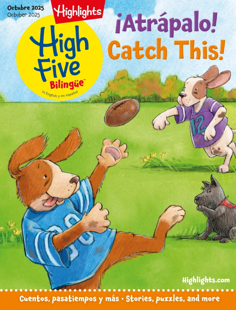 Highlights High Five Bilingue October 01, 2025 Issue Cover