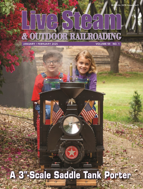 Live Steam & Railroading January 01, 2025 Issue Cover