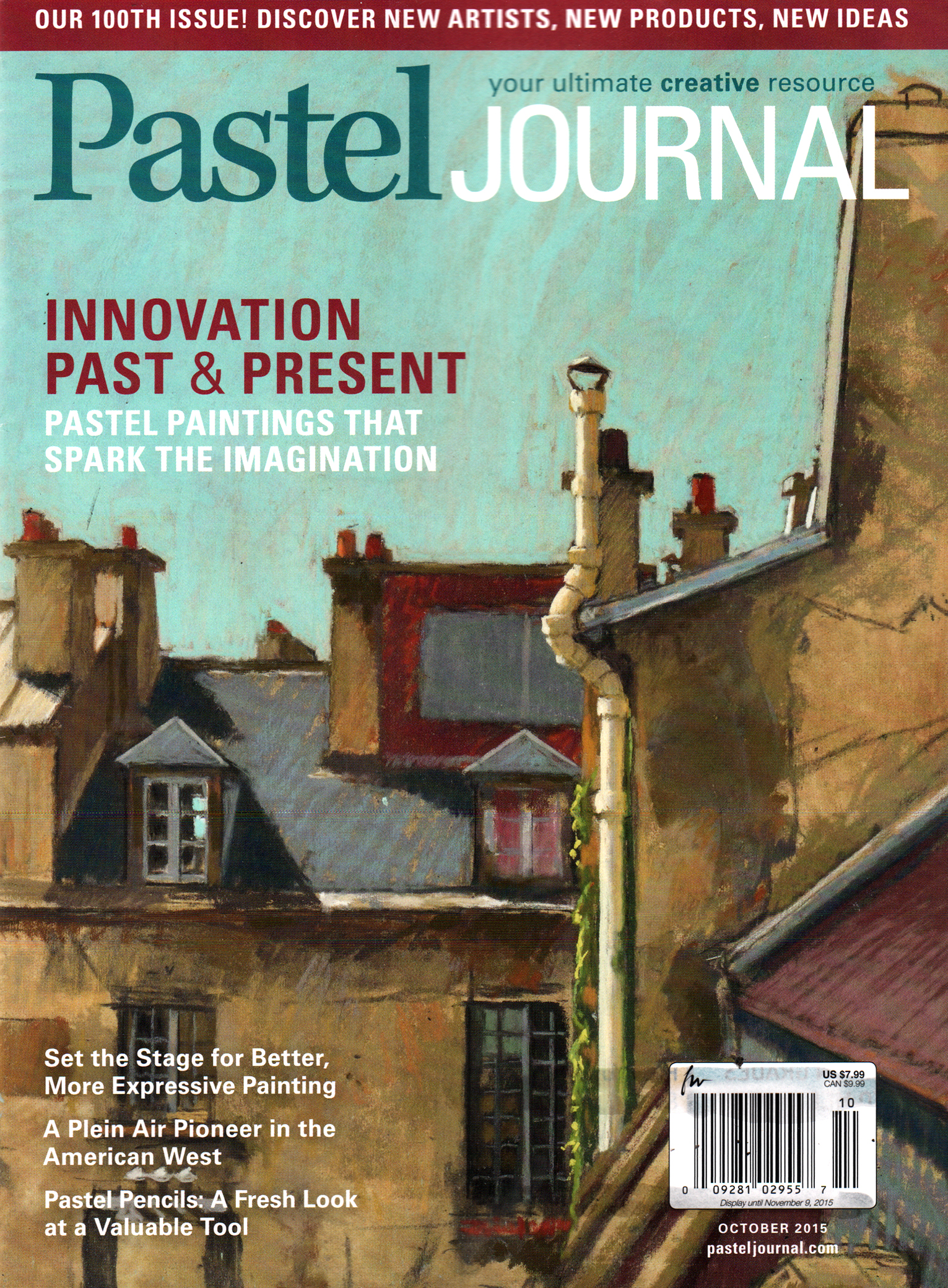 Pastel-Journal October 01, 2015 Issue Cover