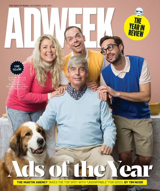 Adweek December 14, 2015 Issue Cover