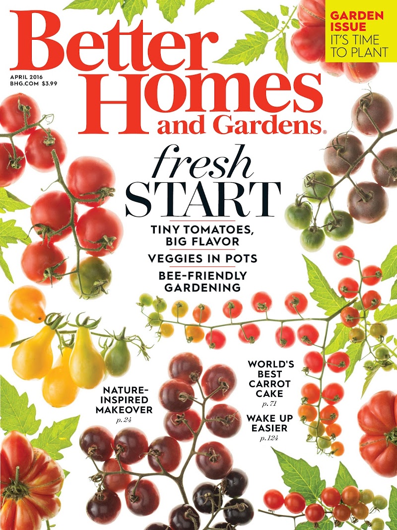 Better-Homes-and-Gardens April 01, 2016 Issue Cover