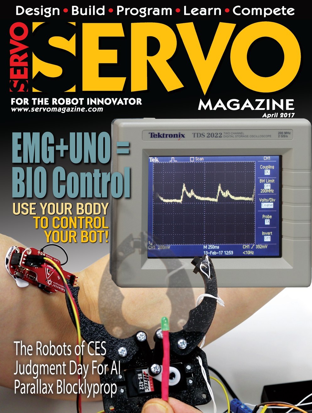 Servo-Magazine April 01, 2017 Issue Cover
