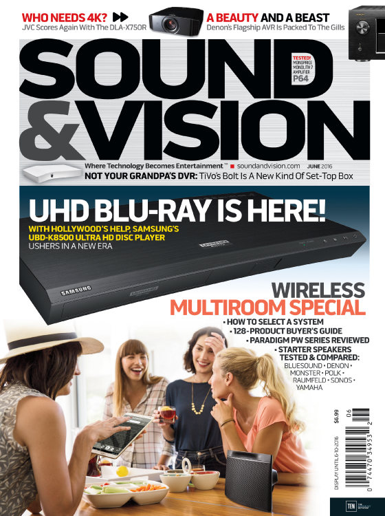 Sound-and-Vision June 01, 2016 Issue Cover