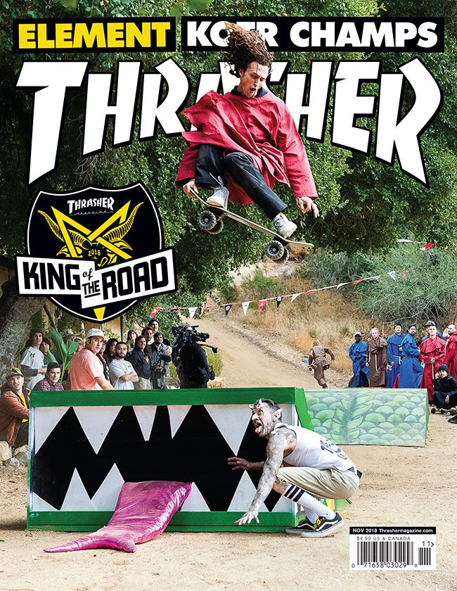 Thrasher November 01, 2018 Issue Cover