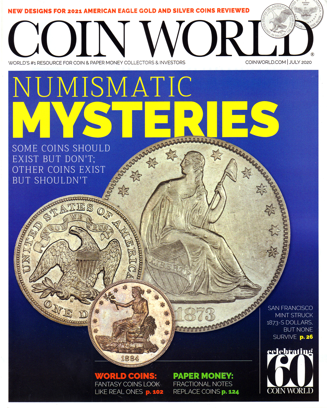 Coin-World-Monthly July 01, 2020 Issue Cover