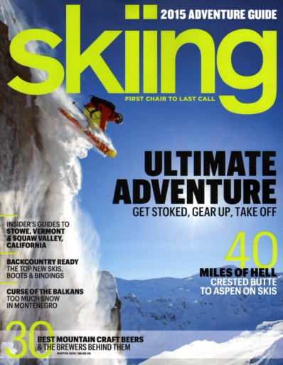 Skiing January 01, 2015 Issue Cover