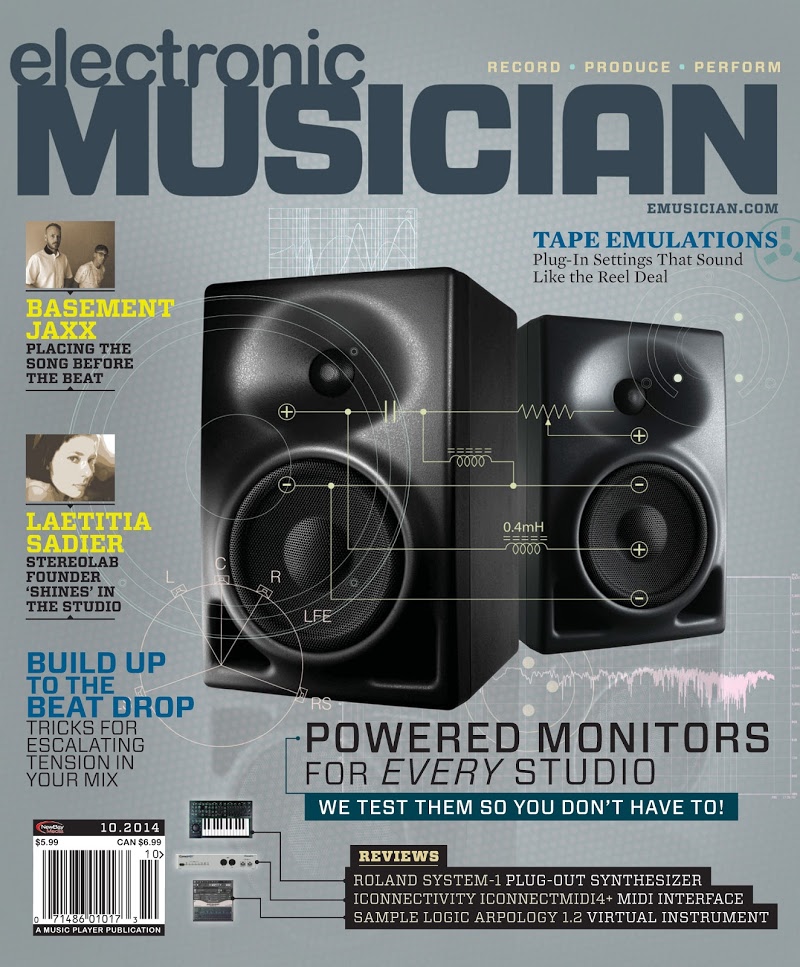 Electronic-Musician October 01, 2014 Issue Cover