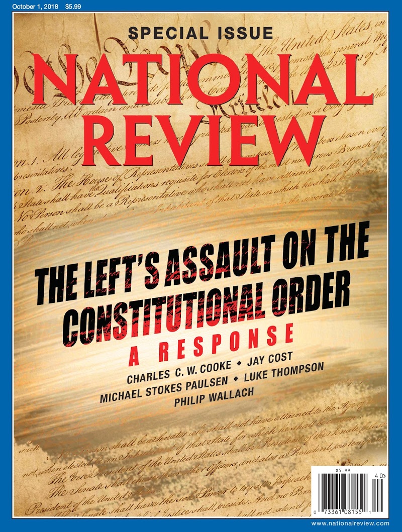 National-Review October 01, 2018 Issue Cover
