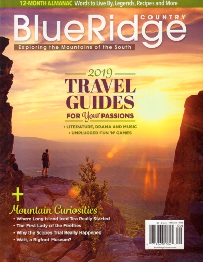 Blue Ridge Country February 01, 2019 Issue Cover