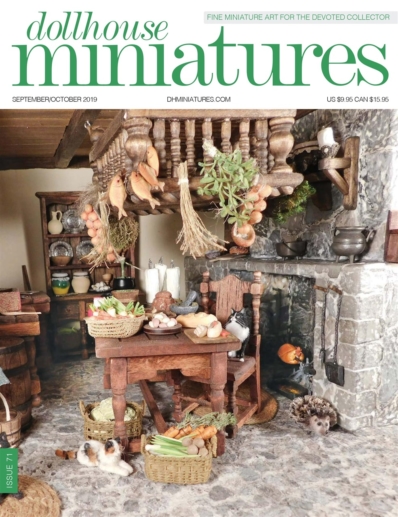 Dollhouse Miniatures September 01, 2019 Issue Cover
