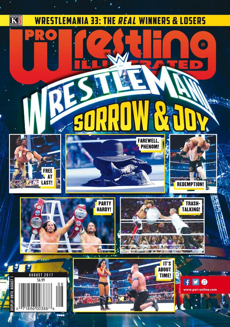 Pro-Wrestling-Illustrated August 01, 2017 Issue Cover