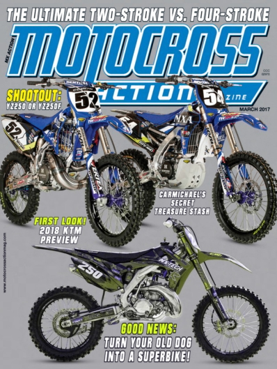 Motocross Action March 01, 2017 Issue Cover
