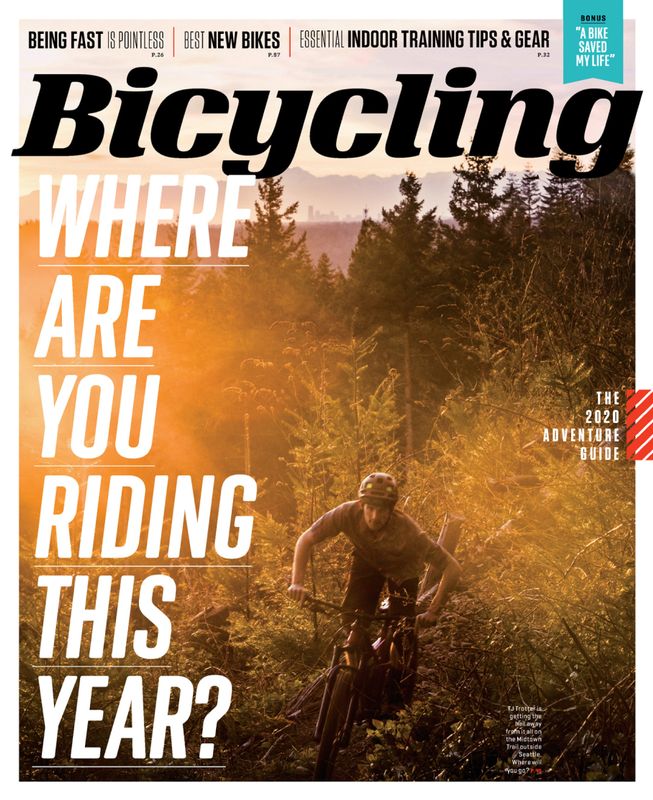 Bicycling January 01, 2020 Issue Cover