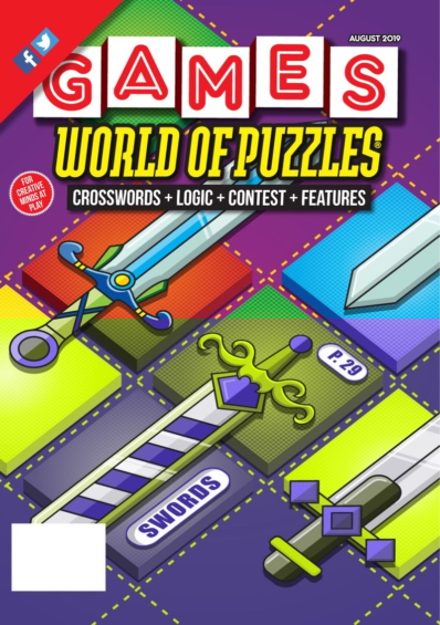 Games World of Puzzles August 01, 2019 Issue Cover