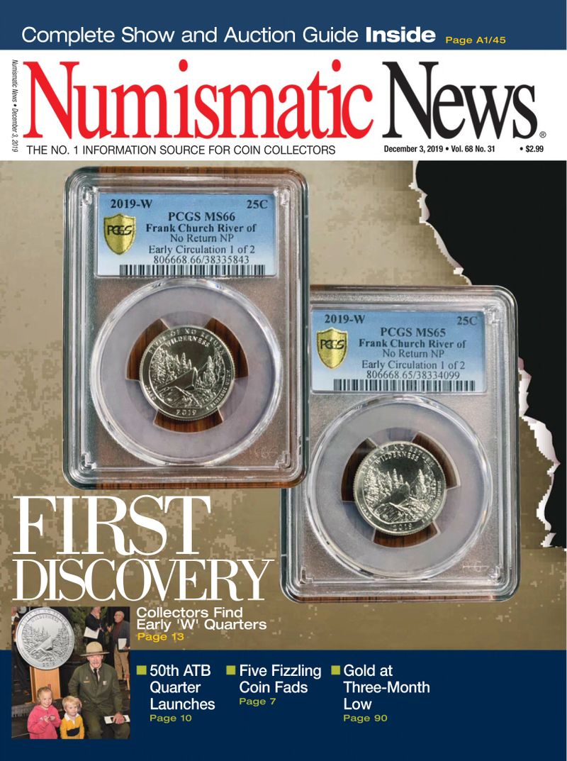 Numismatic-News December 03, 2019 Issue Cover