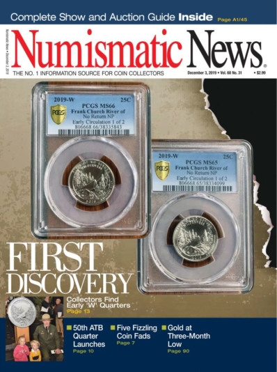 Numismatic News December 03, 2019 Issue Cover