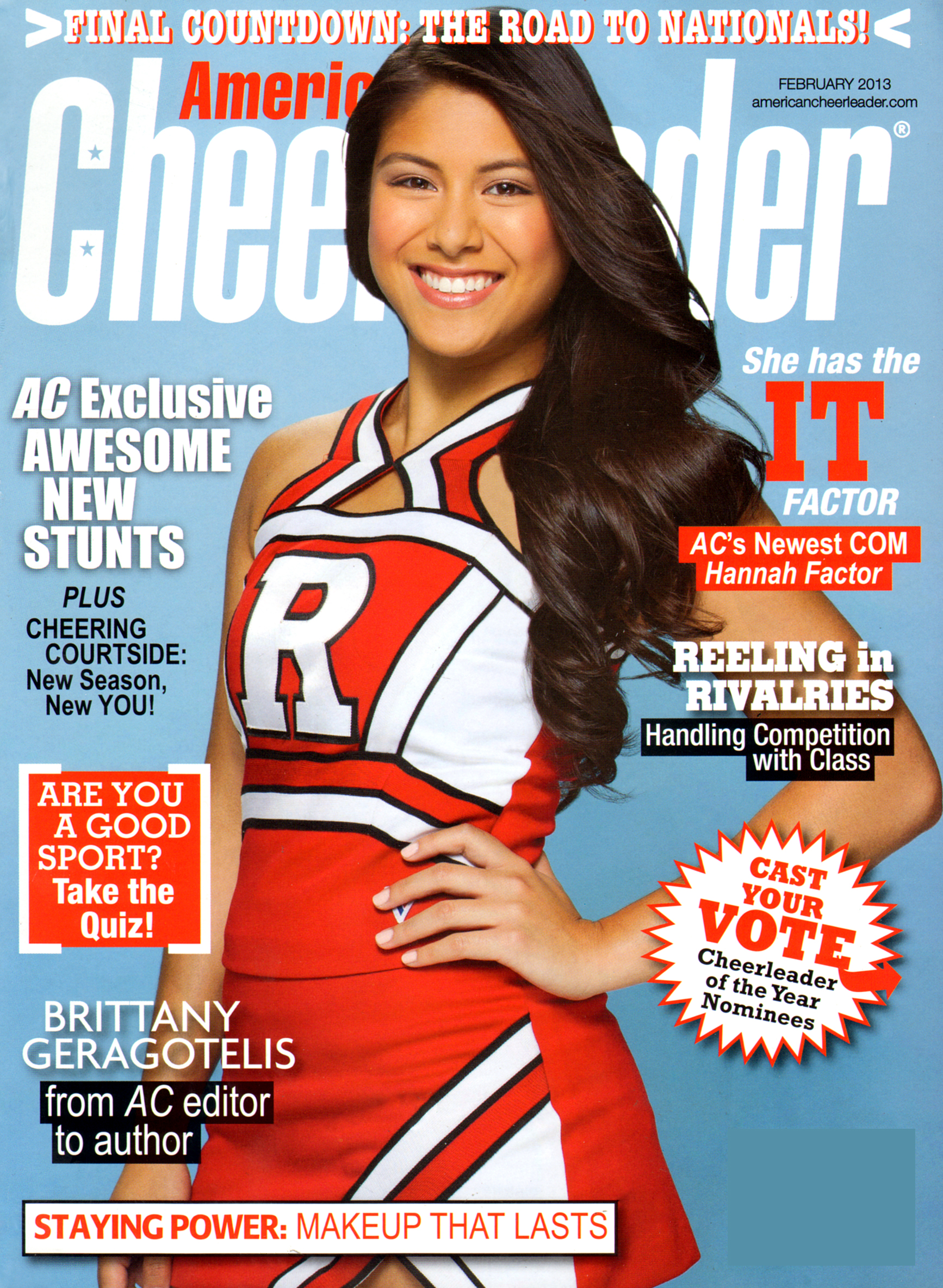 American-Cheerleader February 01, 2013 Issue Cover