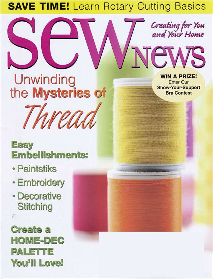 Sew-News May 01, 2006 Issue Cover