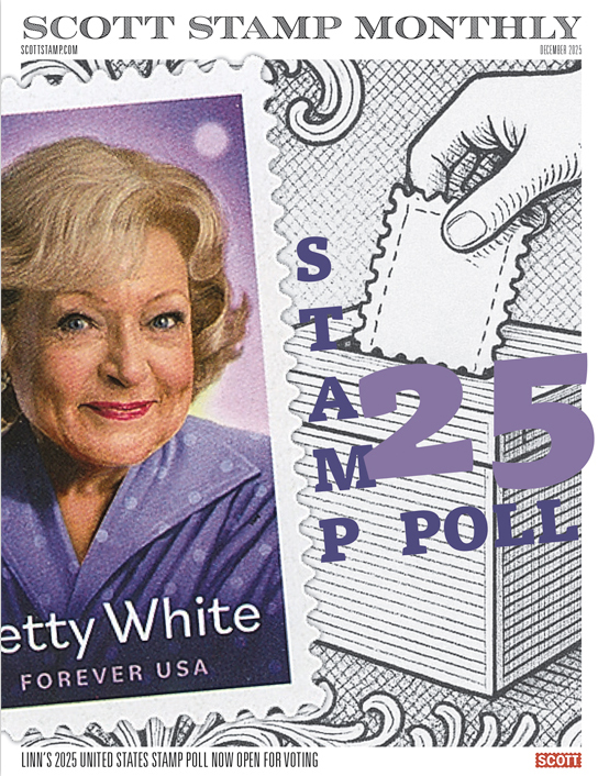 Scott Stamp Monthly December 01, 2025 Issue Cover