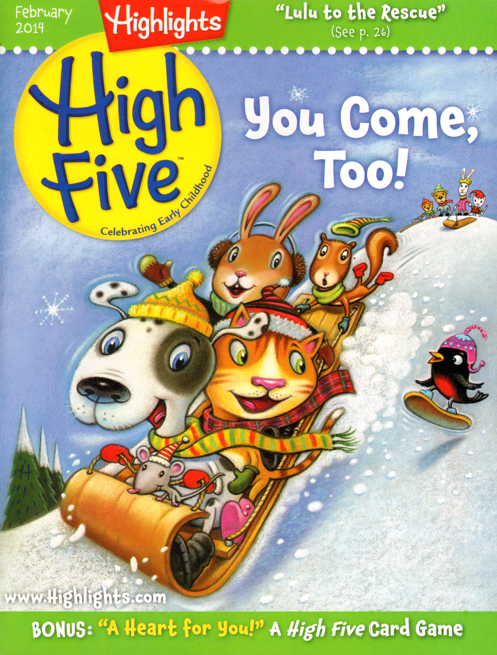 Highlights-High-Five February 01, 2014 Issue Cover